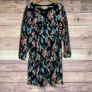 Philosophy Women’s Floral Embroidered Dress Petite Large‎